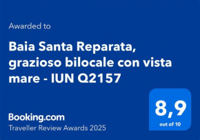 Baia Santa Reparata, grazioso bilocale con vista mare - IUN Q2157